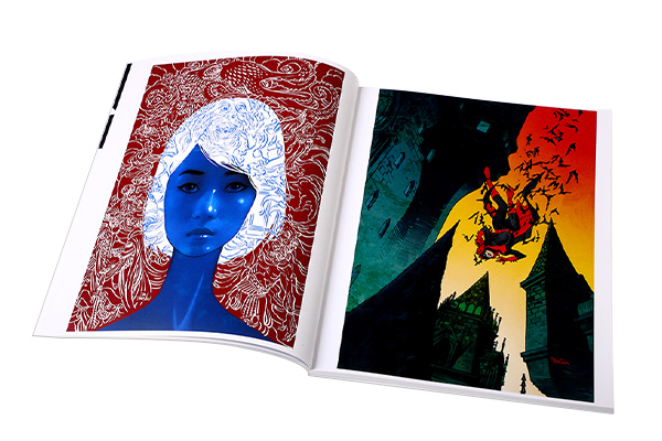 portrait art book printing