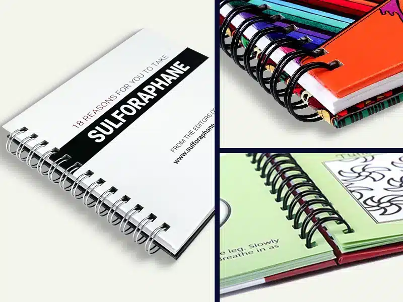 Hardcover wire-o binding