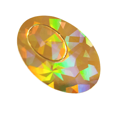 L1-003A Kaleidoscope Gold Holographic