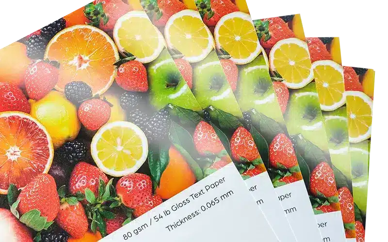 gloss art Paper effect