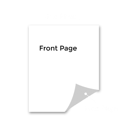 page sheet